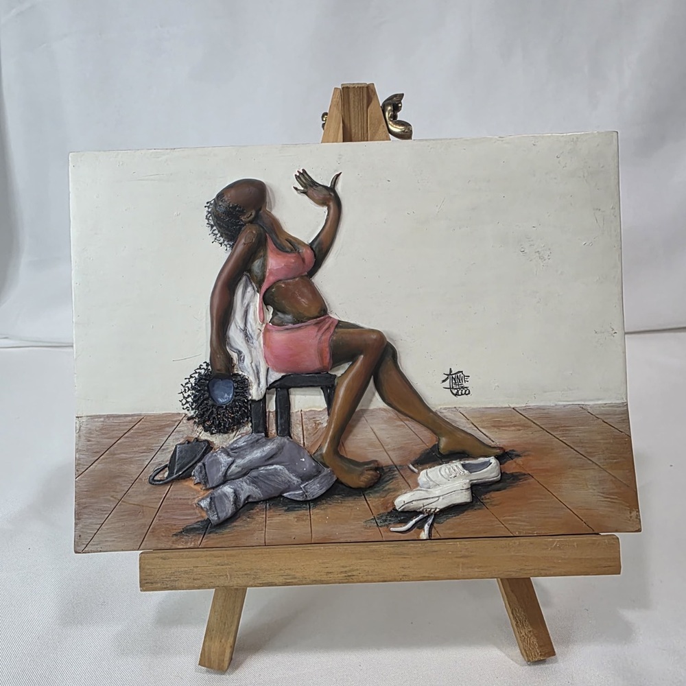 Annie Lee: Overheated Painted figurine multicolor wamen 2000 mixed materials